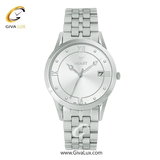 ساعت مچی اورجینال مردانه ویولت VIOLET نقره ای | نقره ای| نقره ای| کد رفرنس 0578